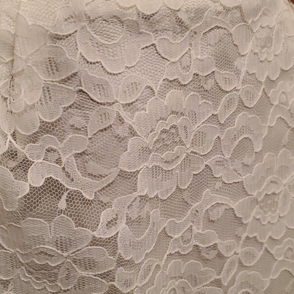 Vintage 2 piece Ivory Lace Suit Sz 12 EUC - Picture 7 of 11